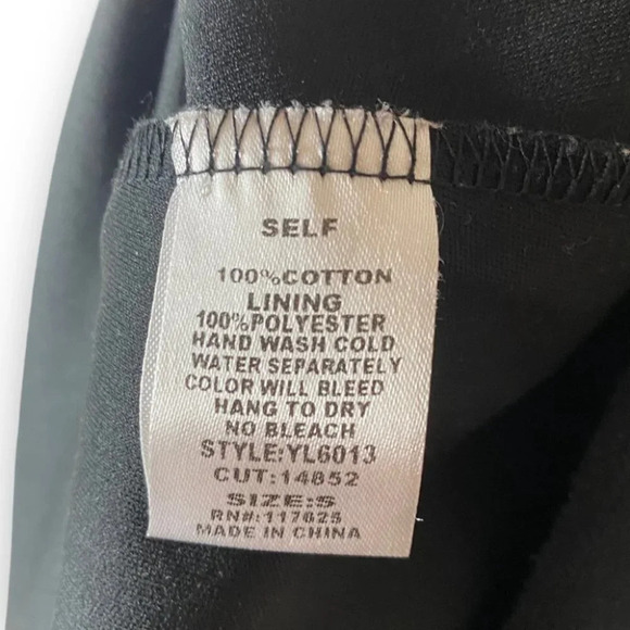 Ya Los Angeles Black  Crinkled Spagetti Dress - Picture 9 of 10